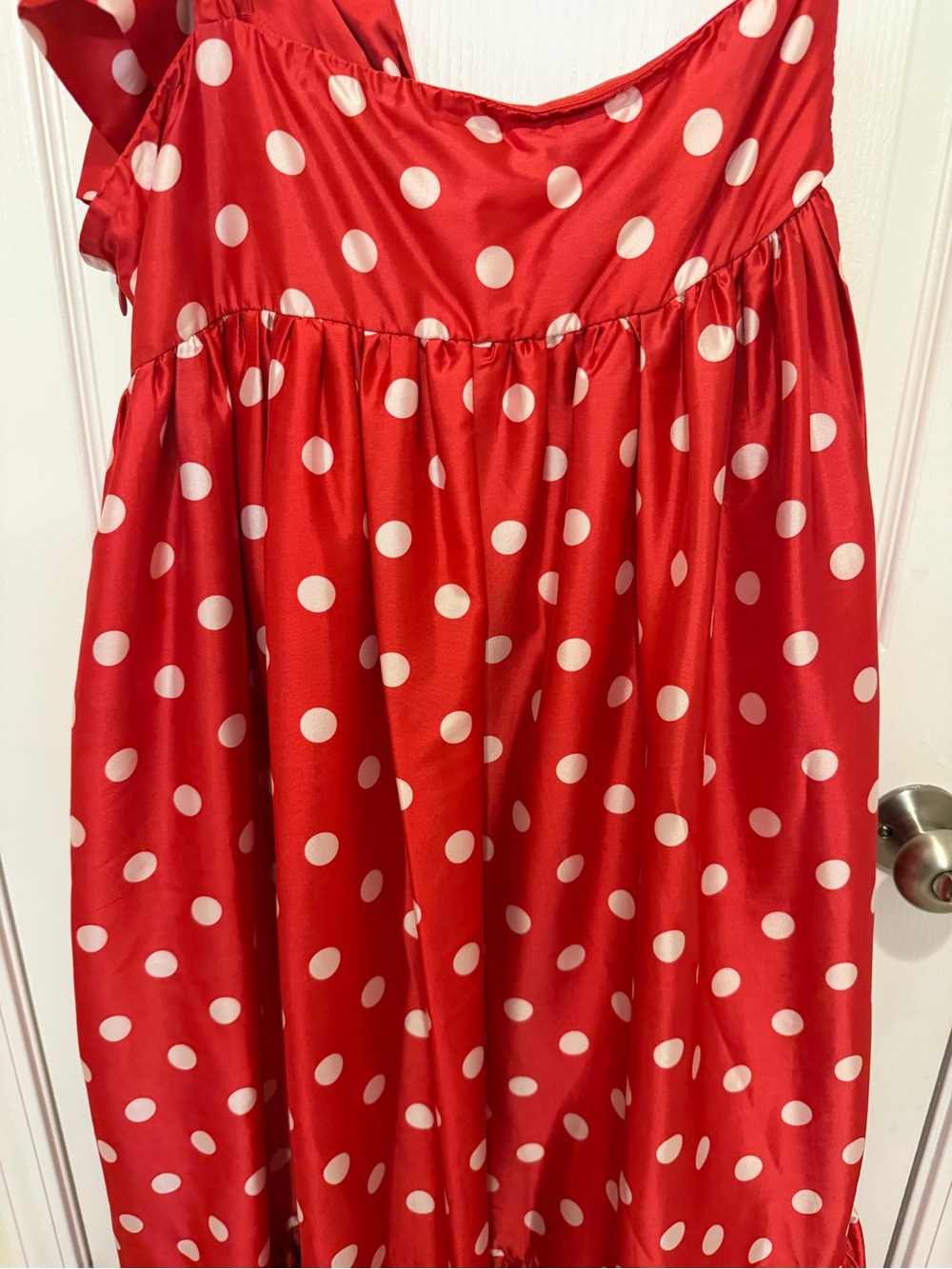 Anthropologie- Atsu Sally Bow Midi Dress, size L - Picture 8 of 9